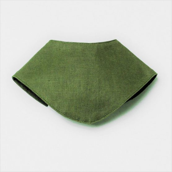 Olive dribble bib